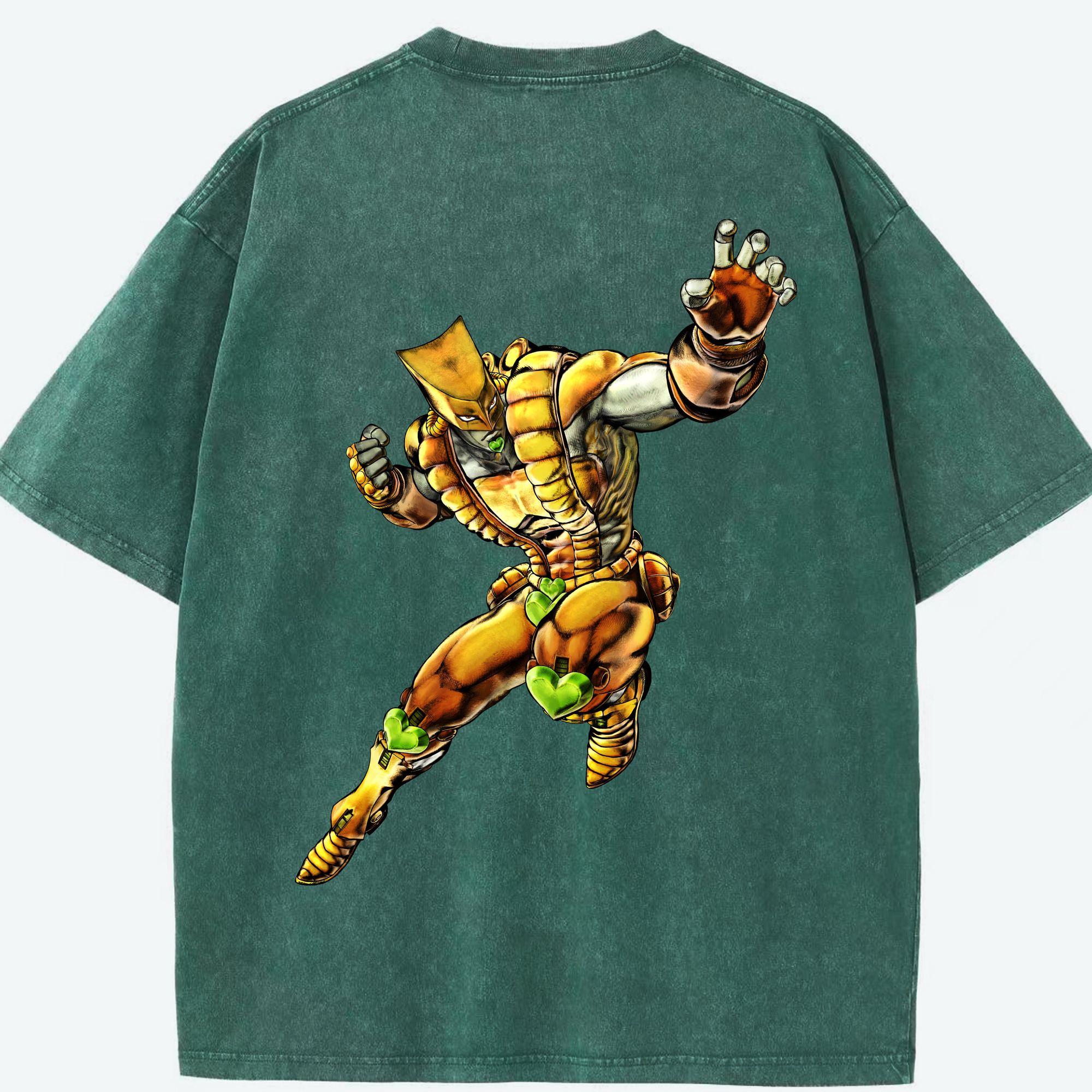 （画像用） ジョジョの奇妙な冒険 ディオ?ブランドー JoJo's Bizarre Adventure Dio Brando 綿100% ヴィンテージ風 半袖Tシャツ（背面プリント）